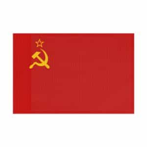 Vintage Flag Wall Art, Retro Home Decor, Soviet Inspired Decoration, Flag Poster, Unique Gift for History Lovers