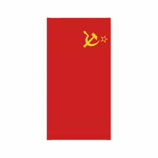 Vintage Red Soviet-Themed Lightweight Neck Gaiter | Unisex Fashion Accessory for Outdoor Activities, Festivals, Costumes, and Collectors